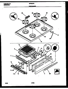 05 - Cooktop And Drawer Parts parts for Frigidaire Range GPF300PAWA from AppliancePartsPros.com
