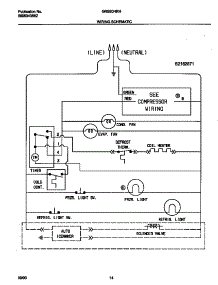 08 - Wiring Schematic parts for Frigidaire Refrigerator GRS20HRHW4 from AppliancePartsPros.com