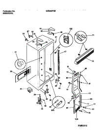 04 - Cabinet, Light Shields, Mullion parts for Frigidaire Refrigerator GRS20PRBD0 from AppliancePartsPros.com