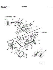 06 - Controls, Damper, Fan Section parts for Frigidaire Refrigerator GRS20PRBD0 from AppliancePartsPros.com
