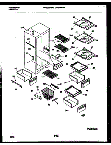 07 - Shelves And Supports parts for Frigidaire Refrigerator GRS24WRAW0 from AppliancePartsPros.com