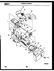 12 - Ice Dispenser parts for Frigidaire Refrigerator GRS24WRAW0 from AppliancePartsPros.com