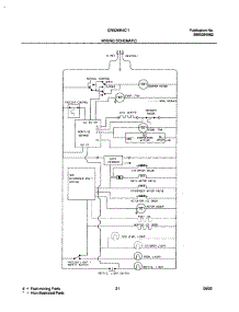 21 - Wiring Schematic parts for Gibson Refrigerator GRS26R4CQ0 from AppliancePartsPros.com