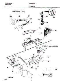 06 - Controls parts for Frigidaire Refrigerator GRS26ZRHW1 from AppliancePartsPros.com