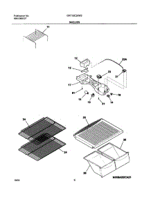 07 - Shelves parts for Gibson Refrigerator GRT15C2AW2 from AppliancePartsPros.com