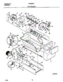 09 - Ice Container parts for Frigidaire Refrigerator GRS26ZRHW1 from AppliancePartsPros.com