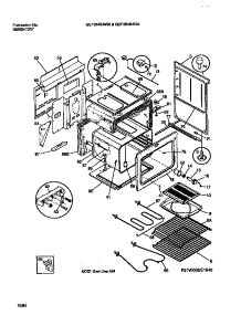 03 - Body parts for Frigidaire Range GEF354BAWA from AppliancePartsPros.com