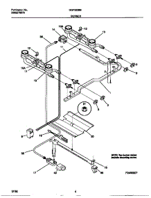 03 - Burner parts for Frigidaire Range GGF322BBDE from AppliancePartsPros.com
