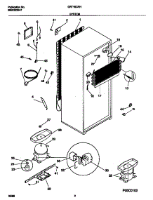 05 - System parts for Frigidaire Refrigerator GRT16CRHW1 from AppliancePartsPros.com