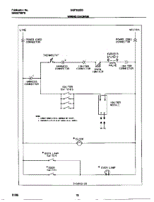 07 - Wiring Diagram parts for Frigidaire Range GGF322BBDE from AppliancePartsPros.com