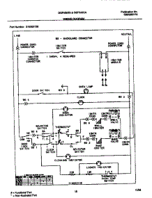 08 - Wiring Diagram parts for Frigidaire Range GGF353SAWB from AppliancePartsPros.com