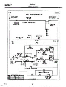 07 - Wiring Diagram parts for Frigidaire Range GGF356BBDE from AppliancePartsPros.com