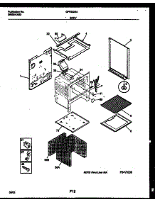 04 - Body Parts parts for Frigidaire Range GPF302SADA from AppliancePartsPros.com