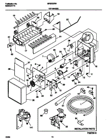 10 - Ice Maker parts for Frigidaire Refrigerator GRS20ZRHD0 from AppliancePartsPros.com