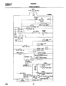 11 - Wiring Diagram parts for Frigidaire Refrigerator GRS20ZRHW3 from AppliancePartsPros.com