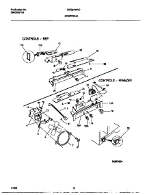 06 - Controls parts for Frigidaire Refrigerator GRS24WNCD3 from AppliancePartsPros.com