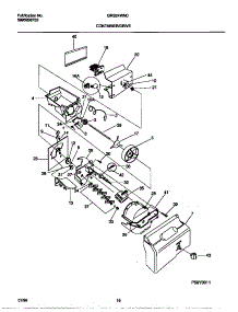 09 - Container / Drive parts for Frigidaire Refrigerator GRS24WNCW3 from AppliancePartsPros.com