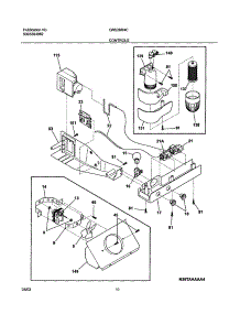 11 - Controls parts for Gibson Refrigerator GRS26R4CW1 from AppliancePartsPros.com
