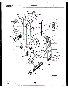 04 - Cabinet Parts parts for Frigidaire Refrigerator GRS26WRAW0 from AppliancePartsPros.com