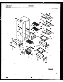 05 - Shelves And Supports parts for Frigidaire Refrigerator GRS26WRAW0 from AppliancePartsPros.com