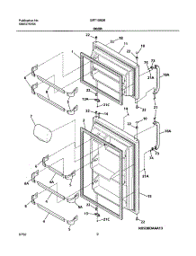 03 - Doors parts for Gibson Refrigerator GRT15B3BW0 from AppliancePartsPros.com