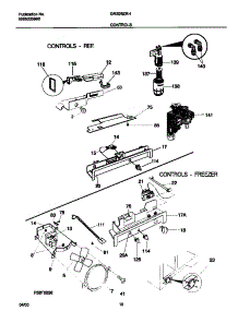 06 - Controls parts for Frigidaire Refrigerator GRS26ZRHW4 from AppliancePartsPros.com