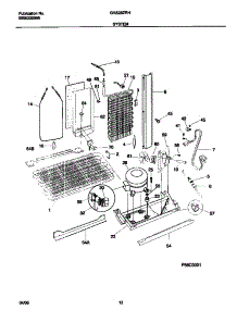 07 - System parts for Frigidaire Refrigerator GRS26ZRHW4 from AppliancePartsPros.com
