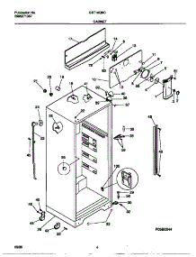 03 - Cabinet parts for Frigidaire Refrigerator GRT16QNCW0 from AppliancePartsPros.com