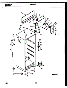 03 - Cabinet Parts parts for Frigidaire Refrigerator GRT17DHAW0 from AppliancePartsPros.com