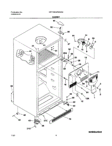05 - Cabinet parts for Gibson Refrigerator GRT18C6AQ4 from AppliancePartsPros.com