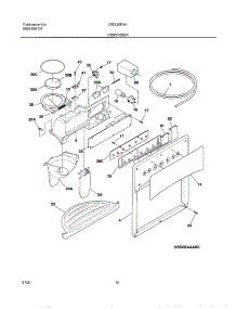15 - Dispenser parts for Gibson Refrigerator GRS26F5AW1 from AppliancePartsPros.com
