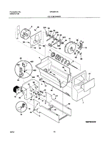 17 - Ice Container parts for Gibson Refrigerator GRS26F5AW4 from AppliancePartsPros.com