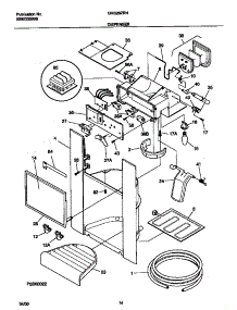 08 - Ice And Water Disp parts for Frigidaire Refrigerator GRS26ZRHW3 from AppliancePartsPros.com