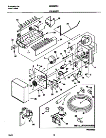 10 - Ice Maker parts for Frigidaire Refrigerator GRS26ZRHW3 from AppliancePartsPros.com