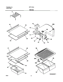 07 - Shelves parts for Gibson Refrigerator GRT17G4AQ0 from AppliancePartsPros.com