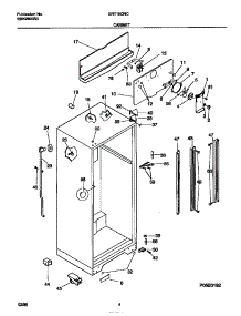 03 - Cabinet parts for Frigidaire Refrigerator GRT18QNCD2 from AppliancePartsPros.com