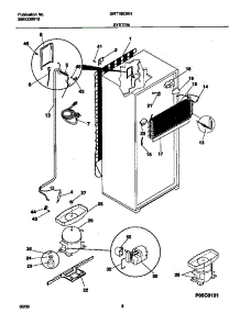 05 - System parts for Frigidaire Refrigerator GRT18IDRHW0 from AppliancePartsPros.com