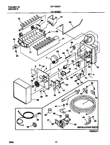 06 - Ice Maker parts for Frigidaire Refrigerator GRT18IDRHW0 from AppliancePartsPros.com