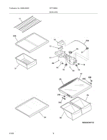 07 - Shelves parts for Gibson Refrigerator GRT18S6AWF from AppliancePartsPros.com