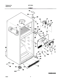 05 - Cabinet parts for Gibson Refrigerator GRT18S6AQ6 from AppliancePartsPros.com