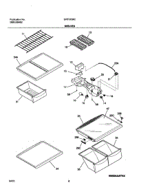 07 - Shelves parts for Gibson Refrigerator GRT21S6CQ0 from AppliancePartsPros.com