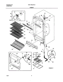 05 - Cabinet parts for Gibson Refrigerator GRU17B2JW1 from AppliancePartsPros.com
