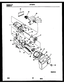 14 - Ice Dispenser parts for Frigidaire Refrigerator GRT26WRAW0 from AppliancePartsPros.com