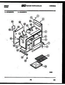 07 - Body Parts parts for Frigidaire Range CGC4M5WSTE from AppliancePartsPros.com