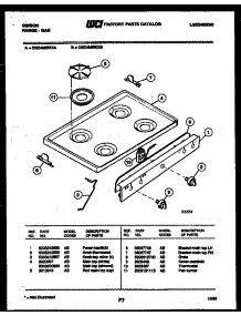 03 - Cooktop Parts parts for Frigidaire Range CGC4M6WXA from AppliancePartsPros.com