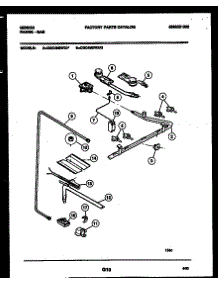 06 - Burner Parts parts for Frigidaire Range CGC4M6WXG from AppliancePartsPros.com