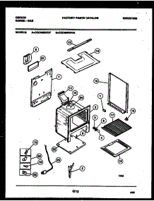 07 - Body Parts parts for Frigidaire Range CGC4M6WXG from AppliancePartsPros.com