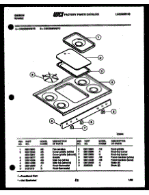03 - Cooktop Parts parts for Frigidaire Range CGD2M5WSTB from AppliancePartsPros.com