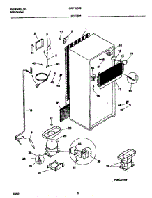 System parts for Gibson Refrigerator GRT16CRHW6 from AppliancePartsPros.com