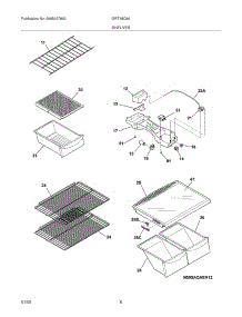 07 - Shelves parts for Gibson Refrigerator GRT18C6AQG from AppliancePartsPros.com